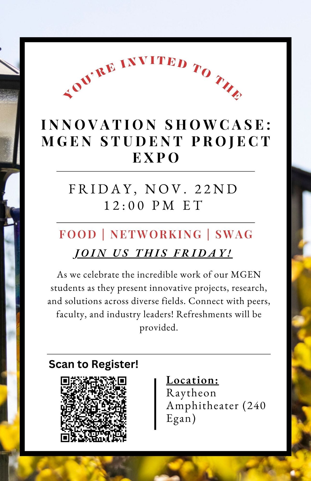 MGEN Student Project Expo